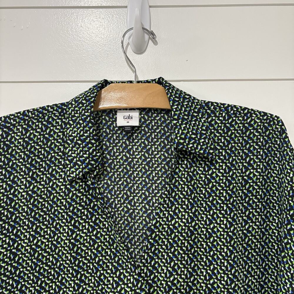 Cabi | Top Replay 6307 Short Sleeve V Neck Career Business- Size Medium - Picture 2 of 7